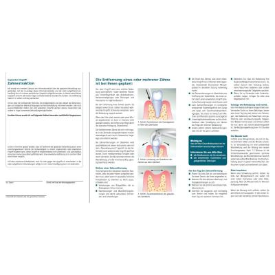 Patienteneinwilligung "Zahnextraktion" - 04132