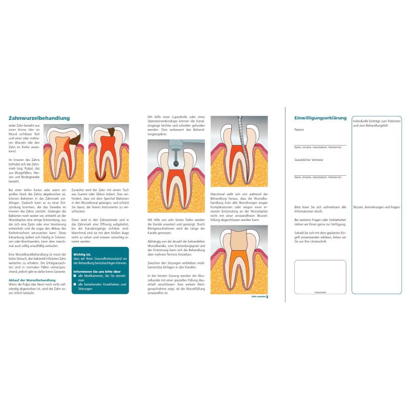 Patienteneinwilligung "Endodontie - Zahnwurzelbehandlung" - 04134