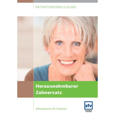 Patienteneinwilligung "Herausnehmbarer Zahnersatz" - 04138