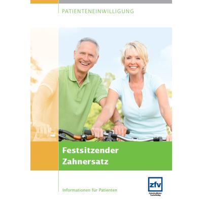 Patienteneinwilligung "Festsitzender Zahnersatz" - 04139