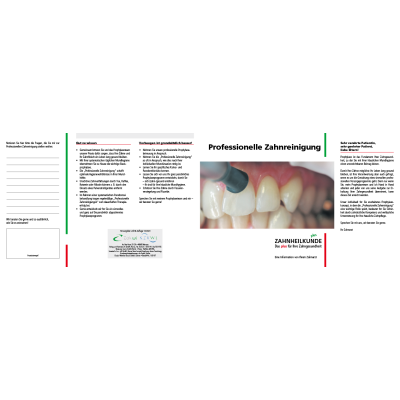 Merkblätter Professionelle Zahnreinigung - 160107